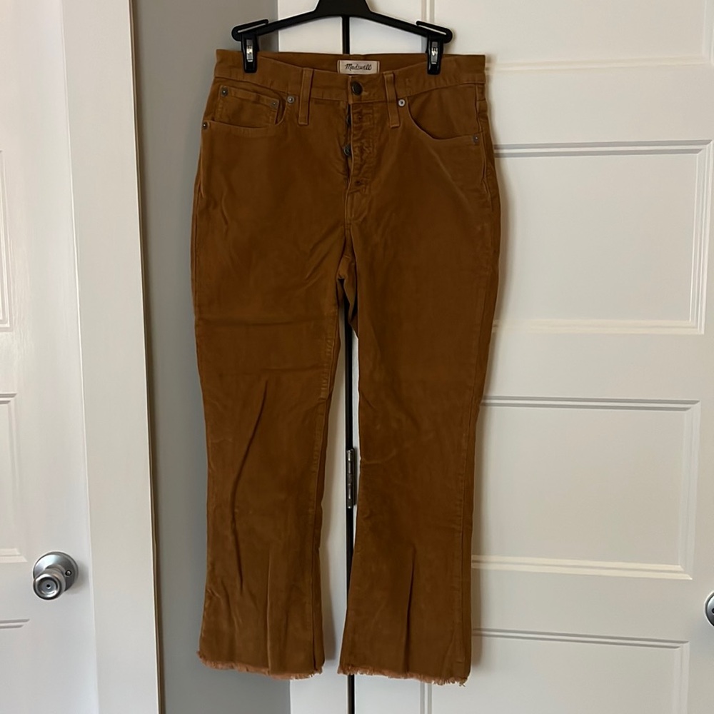 Madewell cut off Cali Demi Boot Corduroys